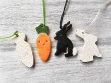 Load image into Gallery viewer, Easter bunny pottery tree decorations