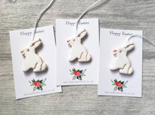 Load image into Gallery viewer, White rabbits, Easter tree ornaments