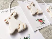 Load image into Gallery viewer, Cute mini white Easter bunnies