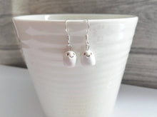 Load image into Gallery viewer, Pottery ghost earrings