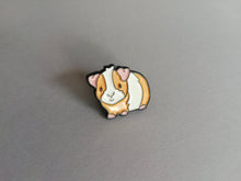 Load image into Gallery viewer, Ginger and white guinea pig brooch