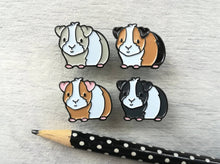 Load image into Gallery viewer, Tiny guinea pig enamel pins