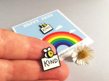 Load image into Gallery viewer, Little tiny bumble bee, be kind positive gift
