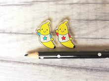 Load image into Gallery viewer, Barney banana cute recycled clear acrylic magnet