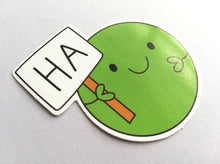 Load image into Gallery viewer, Happy pea sticker
