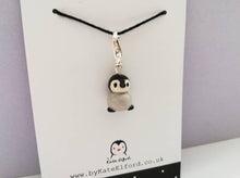 Load image into Gallery viewer, Tiny penguin chick charm
