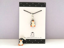 Load image into Gallery viewer, Cute penguin stitch marker
