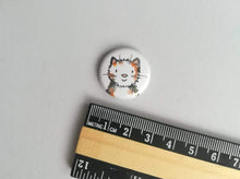 Load image into Gallery viewer, Little cute cat badge
