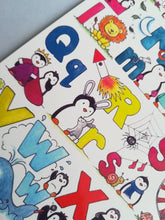 Load image into Gallery viewer, Penguin alphabet postcard. Penguin post card for posting or framing!