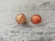 Load image into Gallery viewer, Lucky penny enamel pin, good luck enamel badge, enamel brooch pins, rose gold badges