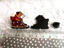 Load image into Gallery viewer, Guinea pig enamel pin, cute enamel badge, Christmas sledging guinea pig enamel brooch pins, cavy badges