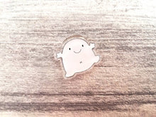 Load image into Gallery viewer, A little blob of happiness magnet, tiny recycled acrylic, mini cute pink blob, positive gift, friendship, supportive, care