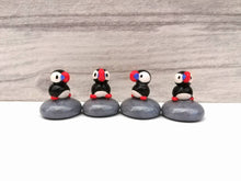 Load image into Gallery viewer, Miniature penguins, puffins and seals. Pottery and glass tiny ornament. Cute mini penguin, puffin or seal.