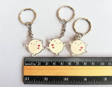Load image into Gallery viewer, A hug keyring, cute positive mini key fob, friendship, postable hug, supportive, recycled acrylic
