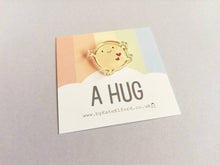 Load image into Gallery viewer, A hug magnet, cute mini positive fridge magnet, tiny, friendship, postable hug and love, supportive, recycled acrylic