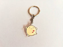 Load image into Gallery viewer, A hug keyring, cute positive mini key fob, friendship, postable hug, supportive, recycled acrylic