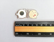 Load image into Gallery viewer, A hug magnet, cute mini positive fridge magnet, tiny, friendship, postable hug and love, supportive, recycled acrylic
