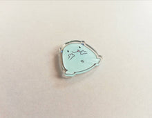Load image into Gallery viewer, Worry gobbler magnet, tiny cute positive mini fridge magnet, friendship, anxiety eater, supportive, recycled acrylic
