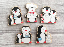 Load image into Gallery viewer, Kitchen penguin magnets