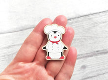 Load image into Gallery viewer, Little eco friendly wooden magnet, made from responsibly sourced wood