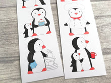 Load image into Gallery viewer, Kitchen penguins bookmark, cook book page marker, bookmark gift, chef, baking, book worm
