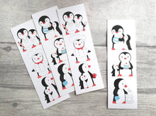 Load image into Gallery viewer, Kitchen penguins bookmark, cook book page marker, bookmark gift, chef, baking, book worm