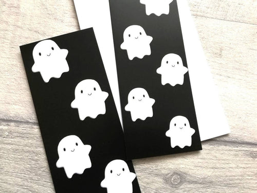 Ghost bookmark, cute spooky page marker, bookmarks, book lover, Halloween gift