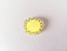 Load image into Gallery viewer, A little ray of sunshine mini magnet, cute positive fridge magnet, friendship, postable happiness and love, supportive, recycled acrylic