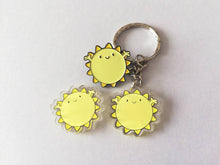 Load image into Gallery viewer, A little ray of sunshine mini magnet, cute positive fridge magnet, friendship, postable happiness and love, supportive, recycled acrylic