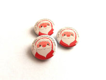 Load image into Gallery viewer, A round button badge with a drawing of Father Christmas, it has the wording Dear Santa, I've been good all year