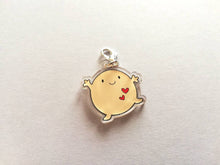 Load image into Gallery viewer, A hug stitch marker, cute positive charm, friendship, postable hug, supportive, recycled acrylic
