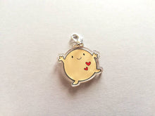 Load image into Gallery viewer, A hug stitch marker, cute positive charm, friendship, postable hug, supportive, recycled acrylic