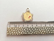 Load image into Gallery viewer, A hug stitch marker, cute positive charm, friendship, postable hug, supportive, recycled acrylic