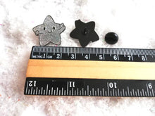 Load image into Gallery viewer, A little Christmas sparkle enamel pin, cute silver star, positive enamel brooch, friendship, supportive hug enamel badges