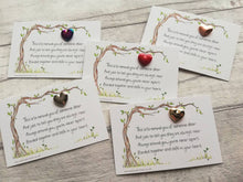 Load image into Gallery viewer, Remembrance pin, loved one enamel pin, little heart enamel brooch, always with you, memory, supportive enamel gift, bereavement keepsake