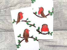 Load image into Gallery viewer, Robin bookmark, bird page marker, bookmark gift, book lover, robins