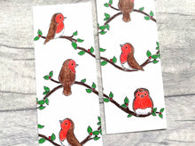 Load image into Gallery viewer, Robin bookmark, bird page marker, bookmark gift, book lover, robins