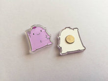 Load image into Gallery viewer, A little bit of courage mini magnet, cute positive fridge magnet, friendship, postable strength and love, supportive, recycled acrylic