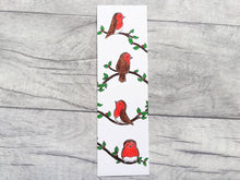Load image into Gallery viewer, Robin bookmark, bird page marker, bookmark gift, book lover, robins