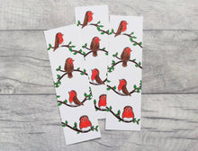Load image into Gallery viewer, Robin bookmark, bird page marker, bookmark gift, book lover, robins