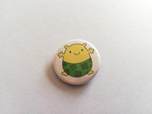 Load image into Gallery viewer, A little blob of luck badge, cute, positive gift, supportive, friendship, lucky clover, good luck, button badge