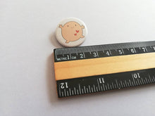 Load image into Gallery viewer, A hug badge, cute happy hug, positive, friendship, supportive button badges, support gift