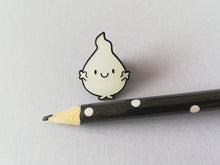 Load image into Gallery viewer, A little bit of light for the dark enamel pin, cute glow in the dark positive brooch, friendship, care, anxiety, supportive enamel badges