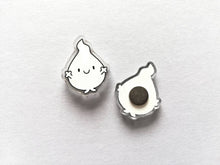 Load image into Gallery viewer, A little bit of light for the dark magnet, tiny recycled acrylic, mini cute blob, positive gift, friendship, support, anxiety, care