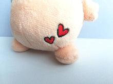 Load image into Gallery viewer, A hug, small soft plush keyring, cute happy gift, care, love you, friend, keychain, recycled filling