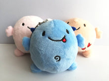 Load image into Gallery viewer, Worry Gobbler, plush small keyring, funny positive gift, cute anti anxiety keychain, recycled filling