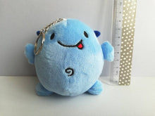 Load image into Gallery viewer, Worry Gobbler, plush small keyring, funny positive gift, cute anti anxiety keychain, recycled filling
