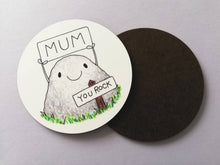 Load image into Gallery viewer, Mum you rock coaster, mothers day gift, birthday, Christmas, gift for mum, thank you mum
