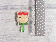 Load image into Gallery viewer, You are blooming brilliant, recycled acrylic mini magnet, cute flower, positive fridge magnet, friend, thank you, supportive