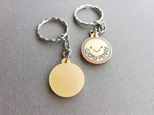 Load image into Gallery viewer, Lucky penny keyring. Cute good luck acrylic charm. New home, job, exams, interview, bingo, superstition, cute key fob, key chain, bag charm